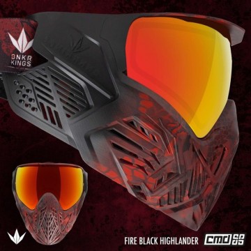 Bunkerkings cmd mask fire black highlander
