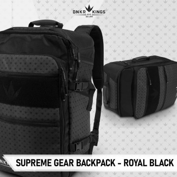 Bunkerkings supreme gear backpack royal black