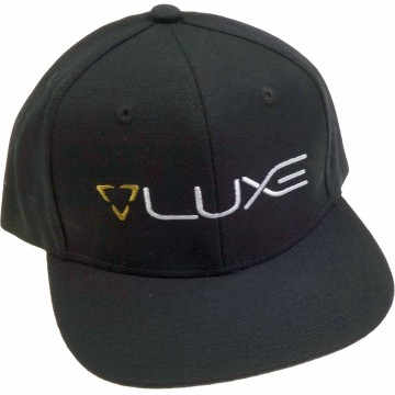 Dlx luxe snap back hat black