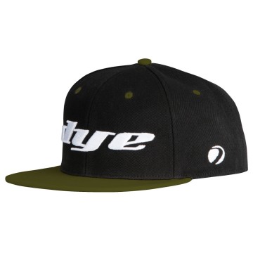 Dye hat lrg logo snap blkolv