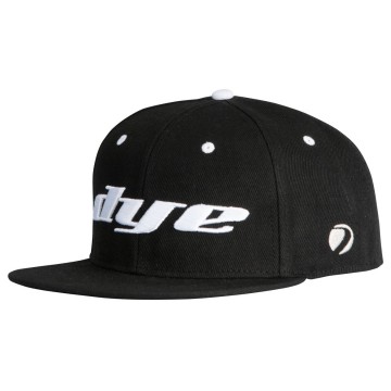 Dye hat lrg logo snap blkwt