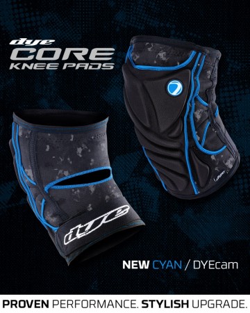 Dye knee pads cyandyecam