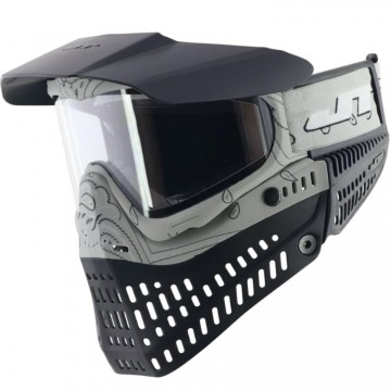 Jt spectra proflex paintball thermal mask bandana stone gray