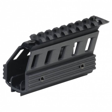 Modular picatinny shroud black