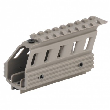 Modular picatinny shroud dark earth