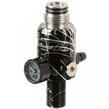 Powerhouse tko paintball hp regulator  blacksilver splash