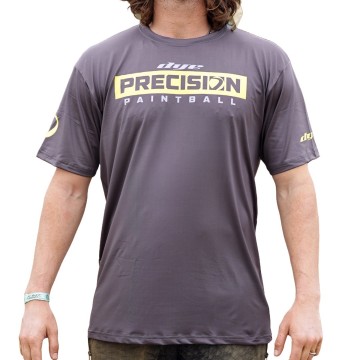 Tee dry fit precision grey front