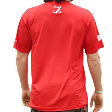 Tee dry fit precision red back