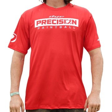 Tee dry fit precision red front