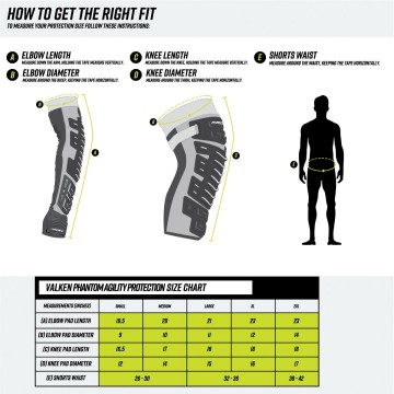 Valken agility size chart