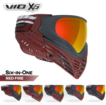 Virtue x6 mask red fire
